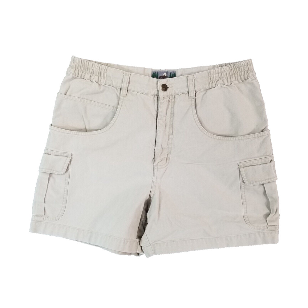 EMS Eastern Mountain Sports cargo hiking‎ shorts women's medium beige outdoor